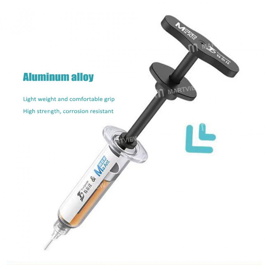 Toolguide Aluminum Alloy Tube Mate Syringe Flux Mate Solder Paste Booster