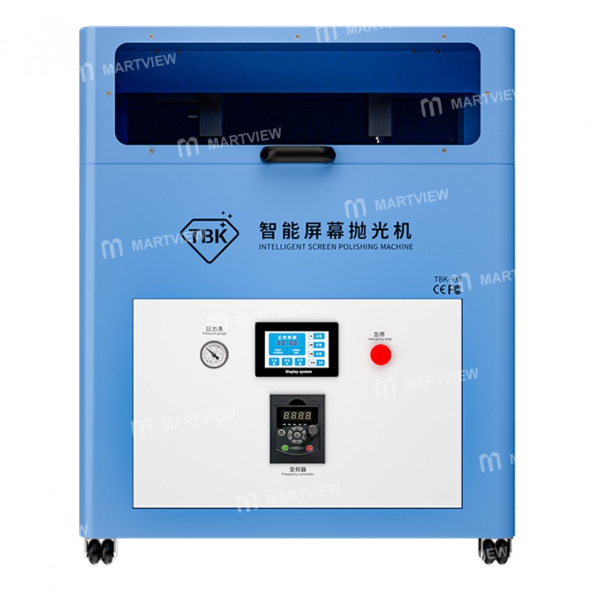 TBK 938 Multi-station Mobilephone Screen Water Mill Polishing Machine Built-in Silent Air Pump