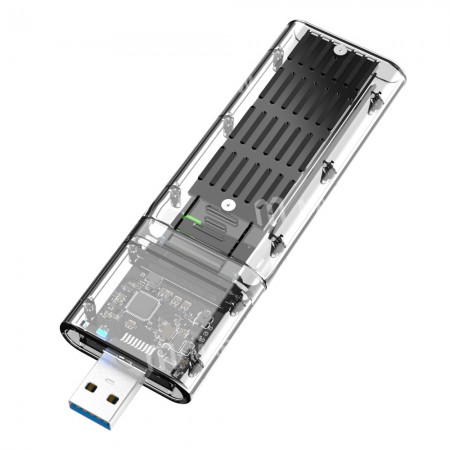 M.2 to Gen1 USB3.0 SATA NGFF Solid State Drive Box Support M.2 SATA Protocol NGFF SSD