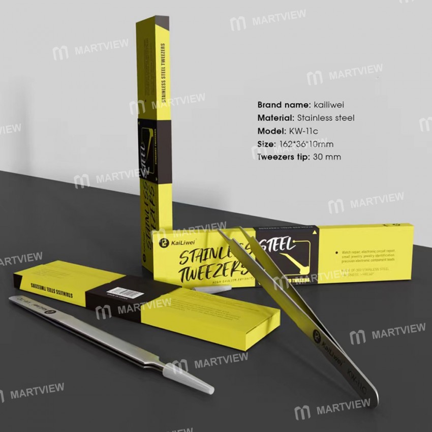 kailiwei kw-11c-kw-15c-high-precision-non-magnetic-stainless-steel-tweezers-11
