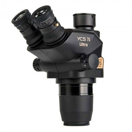 YCS 71 Ultra Trinocular Macroscopic Co-visual Stereo Microscope Head for Soldering Repair