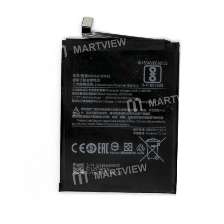 Battery Replacement for Mi A2 / Mi 6X / BN36 - Grade AAA quality