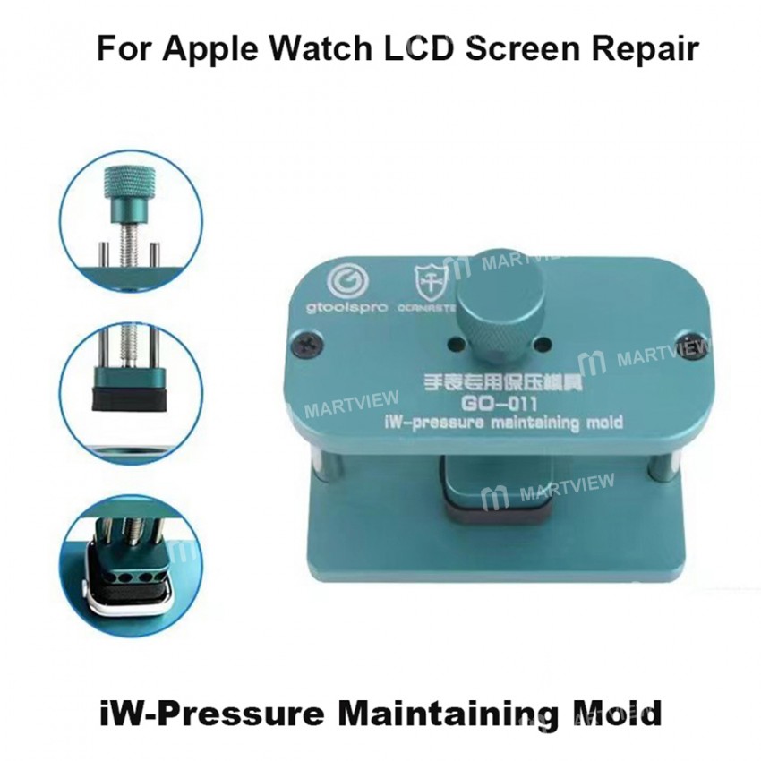 gtoolspro go-011-iw-pressure-professional-holding-mold-for-apple-watch-s1-to-s8-lcd-screen-repair-2