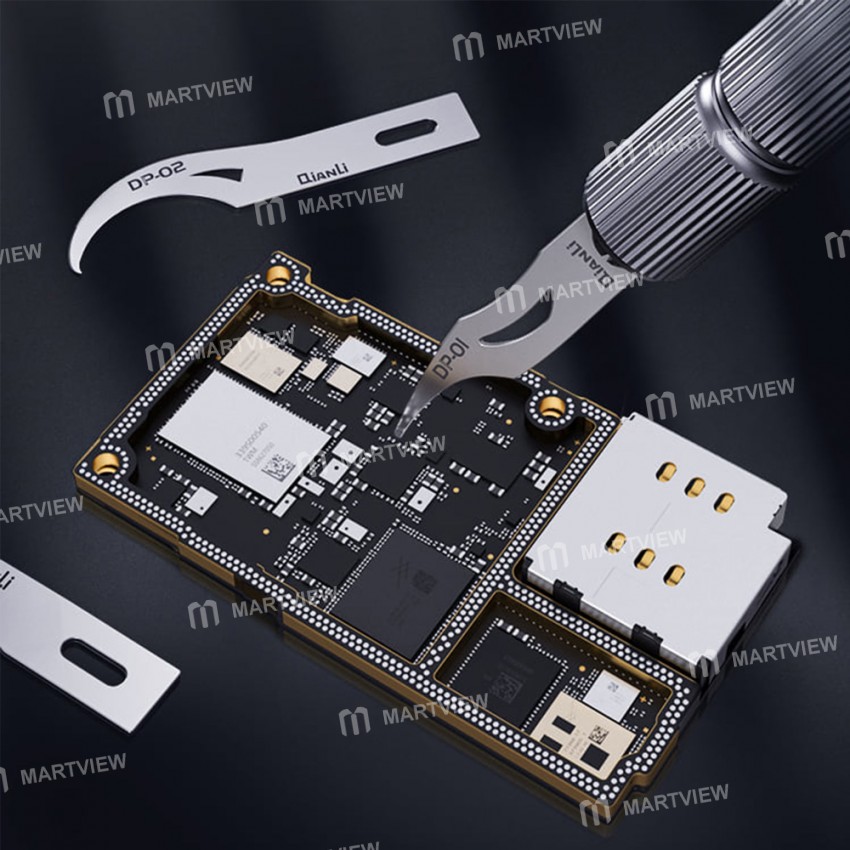 QianLi DP 10-in-1 Handmade Polished Blades for Motherboard Repair and Professional Glue Removing