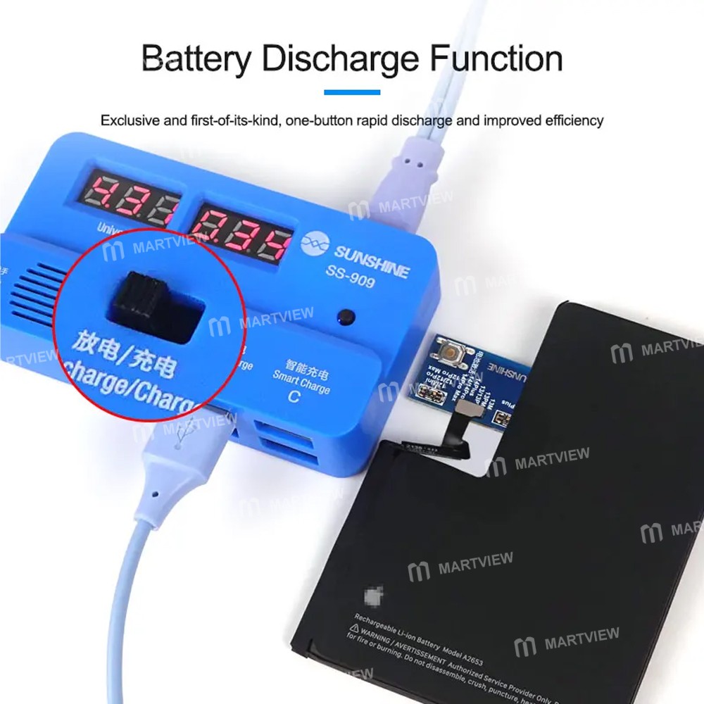 sunshine ss-909-v100-universal-battery-intelligent-activation-board-for-iphone-16-series-android-5