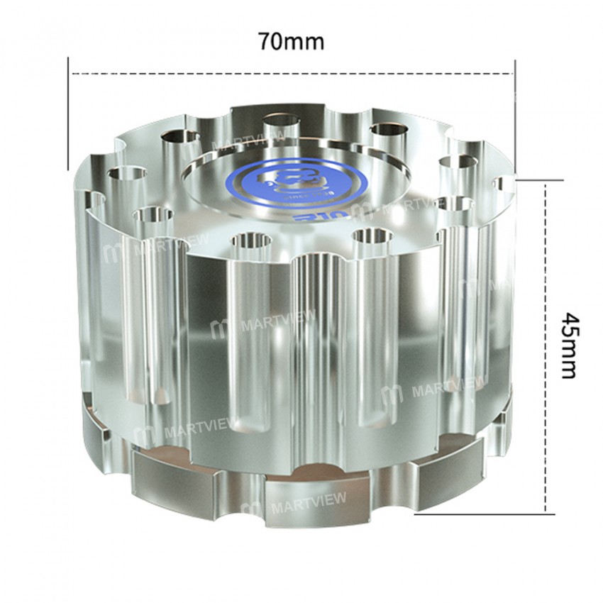 Mechanic R10 Double Bearing 360° Rotating Porous Crystal Storage Box Fits Most Screwdrivers Tweezers