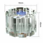 Mechanic R10 Double Bearing 360° Rotating Porous Crystal Storage Box Fits Most Screwdrivers Tweezers