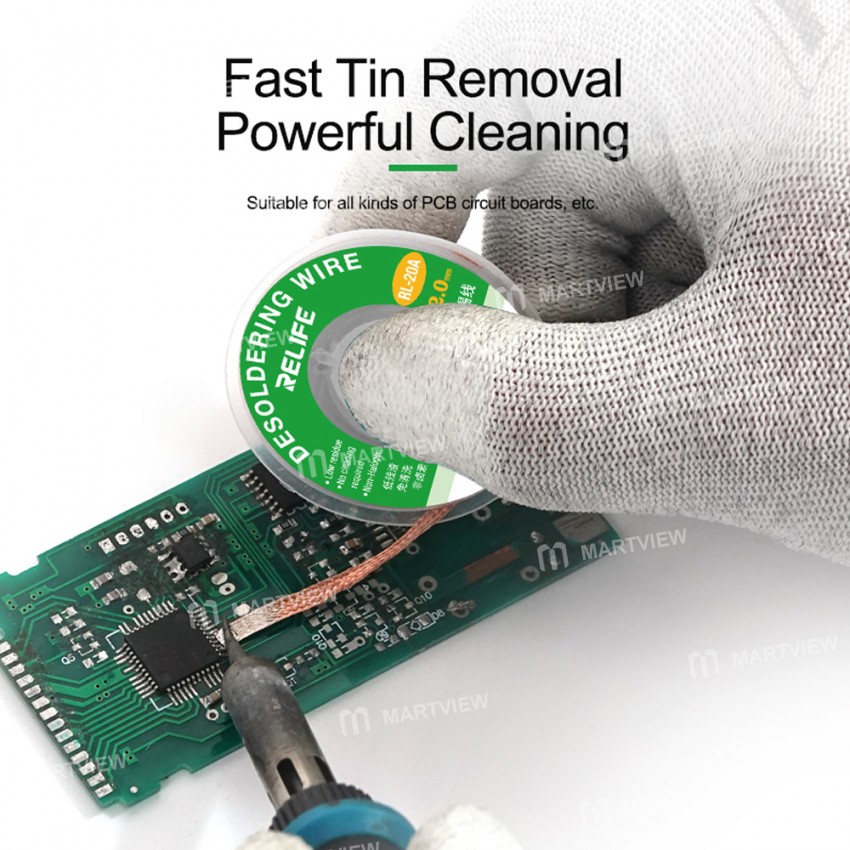 relife rl-20a-efficient-tin-removal-soldering-wire-for-pcb-welding-repair-7