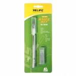 Relife RL-101E Aluminum Alloy Material 6 Blades Knife Set for Removing Glue Engraving Filming