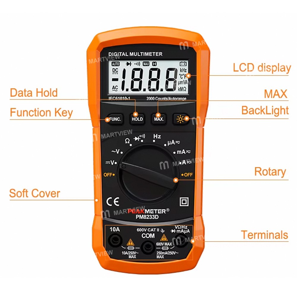 peakmeter pm8233d-5