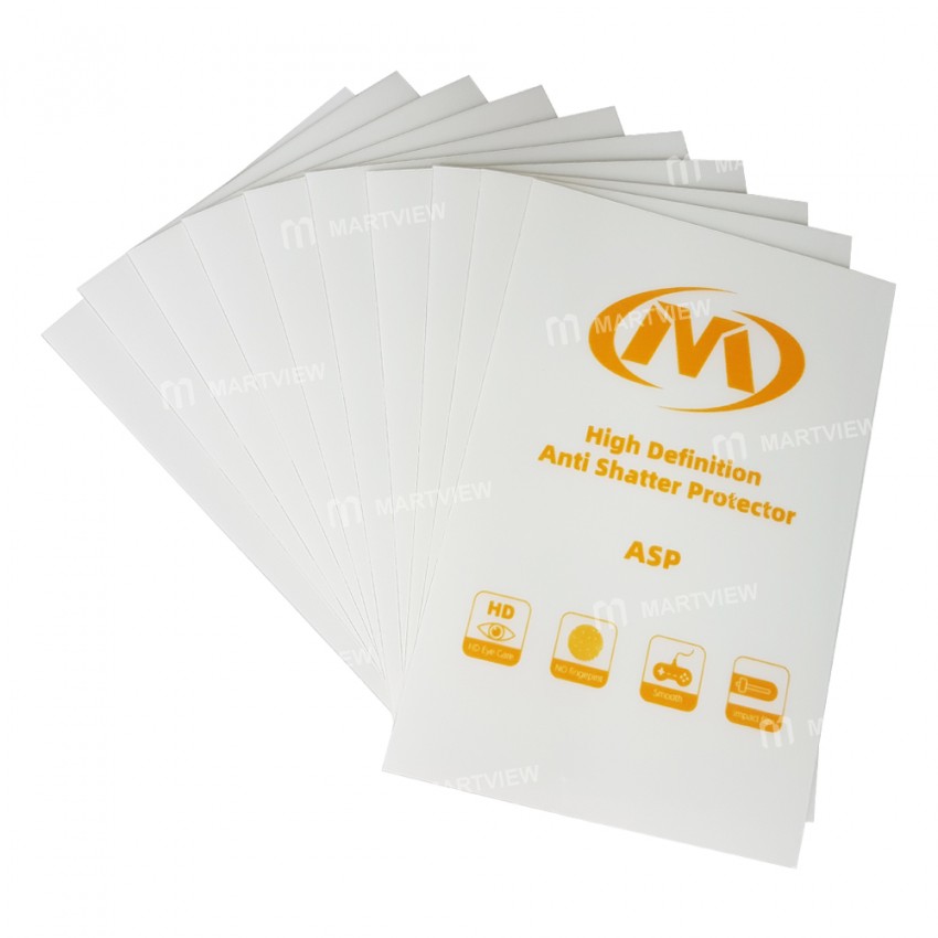 PET Universal Pad Phone Screen Front Film for Martview SP-01 Intelligent Cutting Machine - 50pcs
