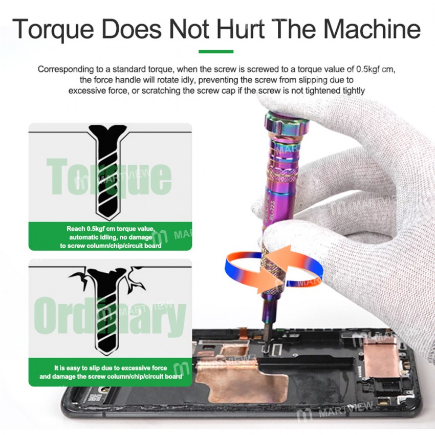 relife rl-723-rainbow-plating-process-high-precision-interchangeable-torque-screwdriver-6