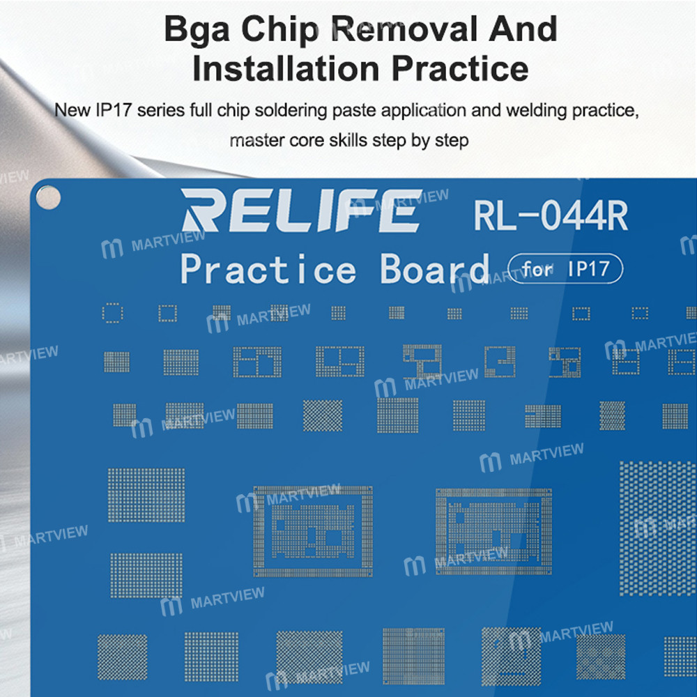 relife rl-044r-bga-chip-connector-socket-welding-test-pract-ce-board-support-iphone-17-series-6