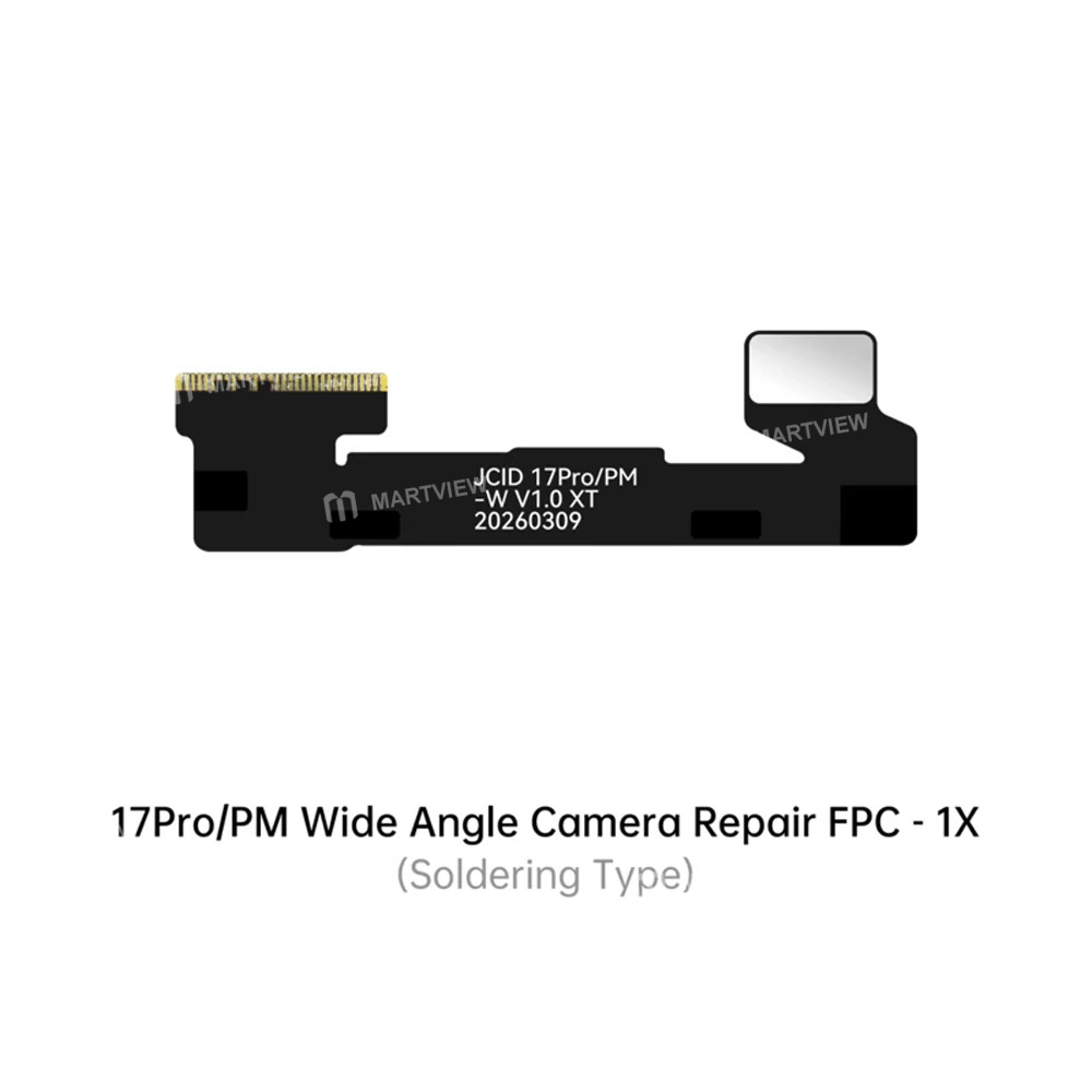 jcid front-and-rear-camera-repair-adaptor-wide-angle-camera-flex-cable-for-iphone-17-series-8