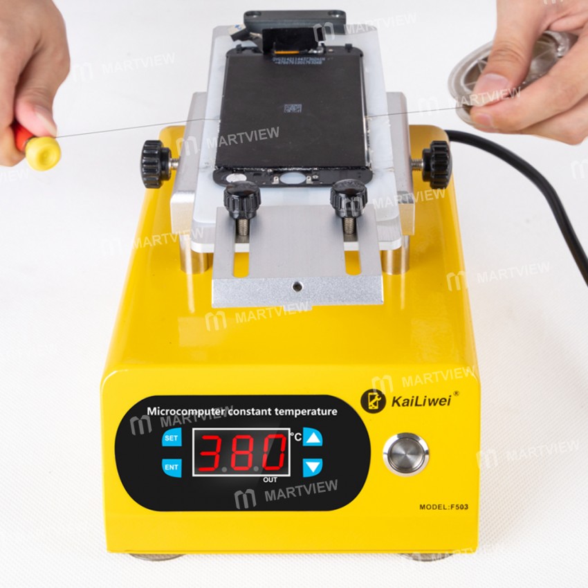 kailiwei f503-rotate-multifunctional-7-inch-lcd-screen-separator-machine-with-led-digital-display-5