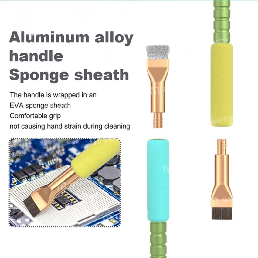 vbst 81-motherboard-ic-glue-removal-chip-dust-aluminum-alloy-clean-brush-set-3