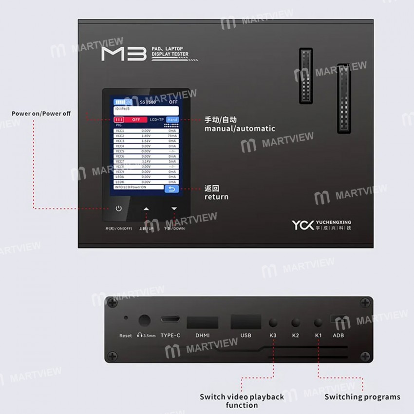 ycx m3-tablet-laptop-screen-tester-supports-multiple-interfaces-2