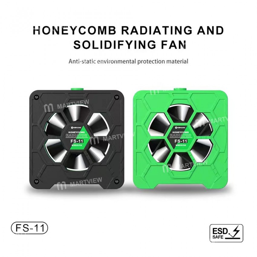 mijing fs-11-cooling-uv-curing--smoke-extraction-honeycomb-radiating-fan-1