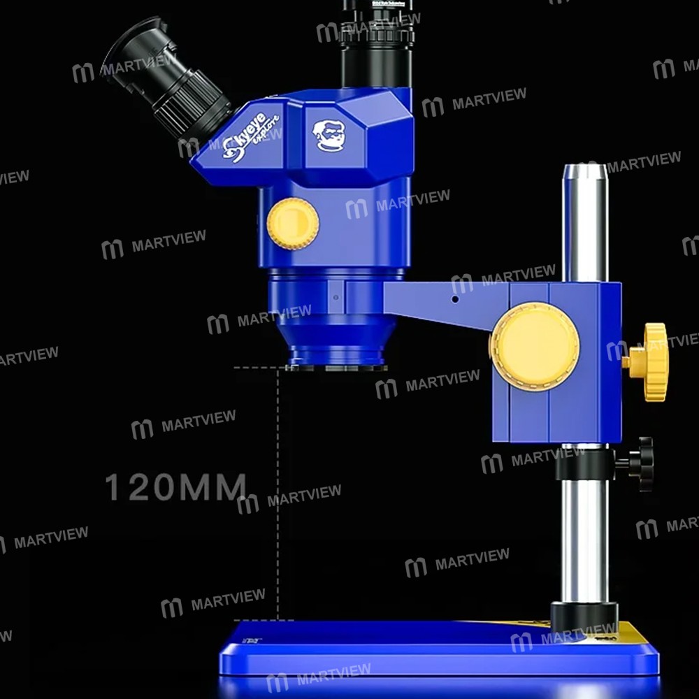 mechanic e3-b11-7x-60x-simul-focal-trinocular-stereo-zoom-microscope-with-b11-big-base-12