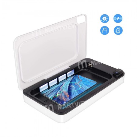 USB Portable Smartphone UV Sterilizer Box with Aromatherapy Function Wireless Charging - Malaysia