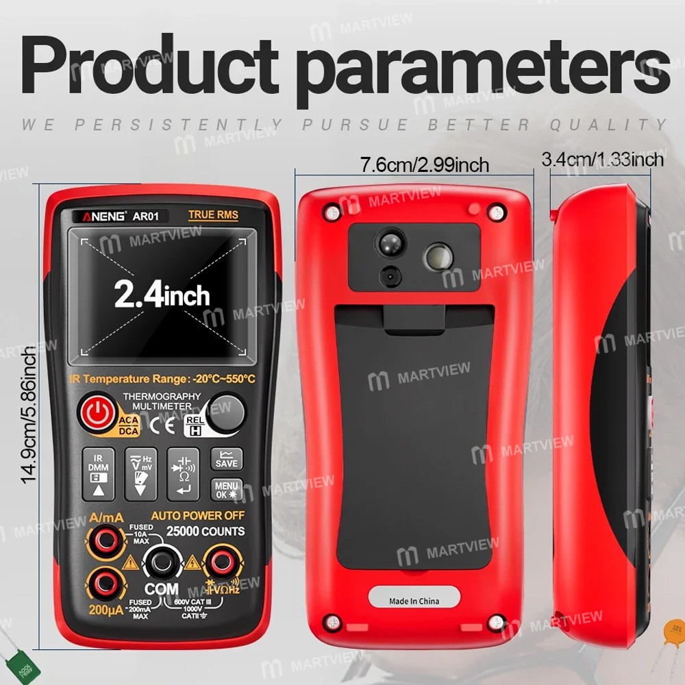 aneng handheld-2-in-1-hd-digital-thermal-imaging-camera-smart-multimeter-10