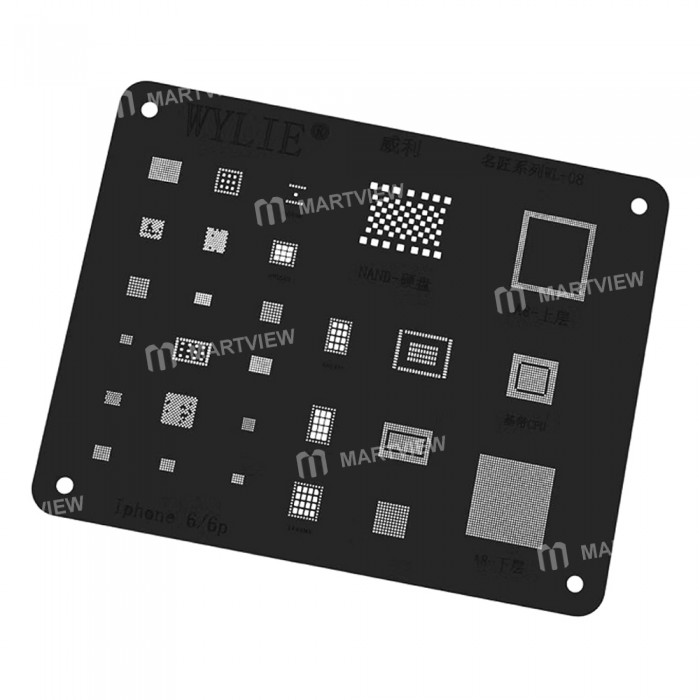 Kit De Reballing BGA Pour IPhone 8 Plus - Stencil, Pince Et Composants