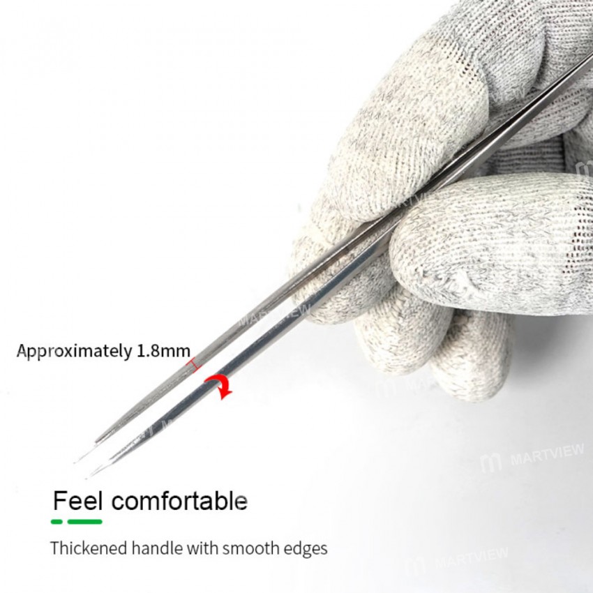 Relife RT-11A Stainless Steel High-Precision Flying Line Jump Wire Tweezers
