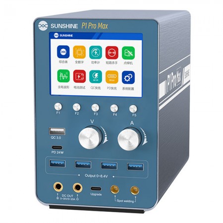 Sunshine P1 Pro Max Intelligent Regulated Power Supply with Waveform Display & Battery Spot Welding