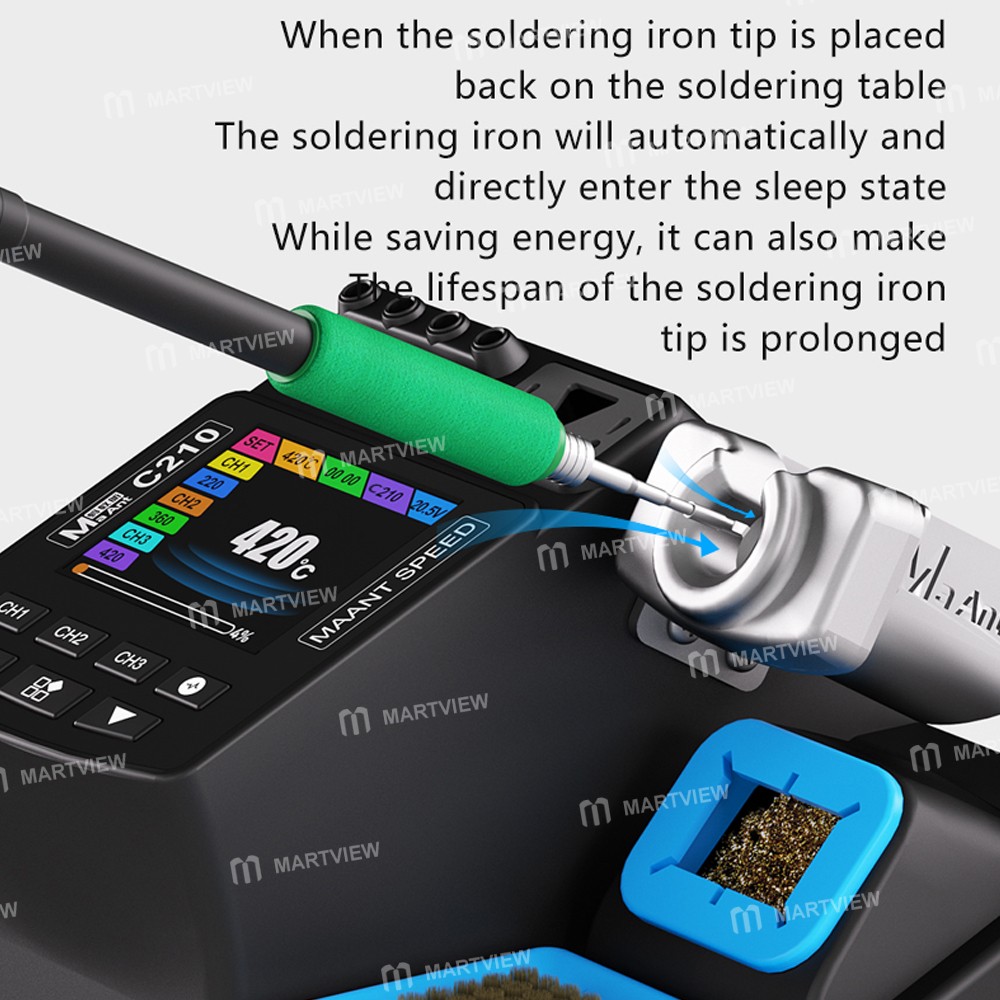 maant c210-200w-precision-digital-display-welding-station-compatible-c210-c245-c115-handle-11
