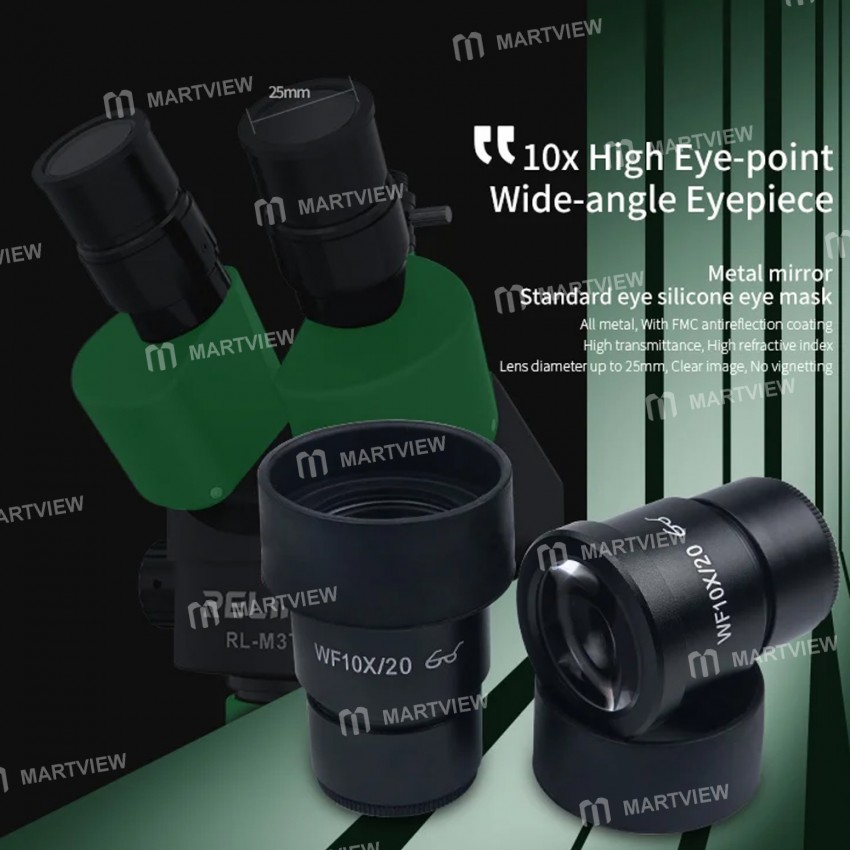 relife rl-m3t-07-45x-trinocular-hd-stereo-microscope-head-5