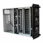 4U 28 Slots Multi Hard Disk Chassis E-ATX Motherboard Host Industrial Computer Server Chassis with 6