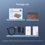 Orico M3H4-G2 Aluminum Alloy USB3.1 Gen2 10Gbps 4-port USB Hub Support OTG Function