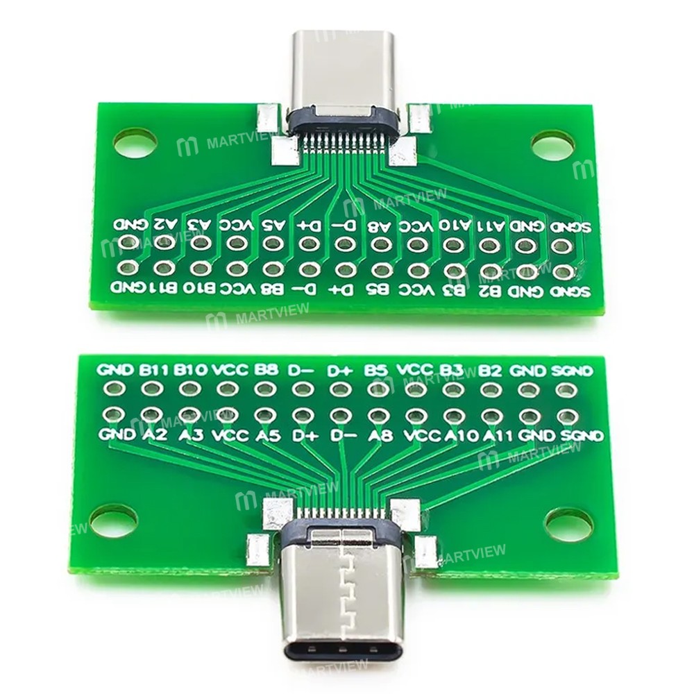 type c-24pin-male-and-female-double-sided-test-board-6