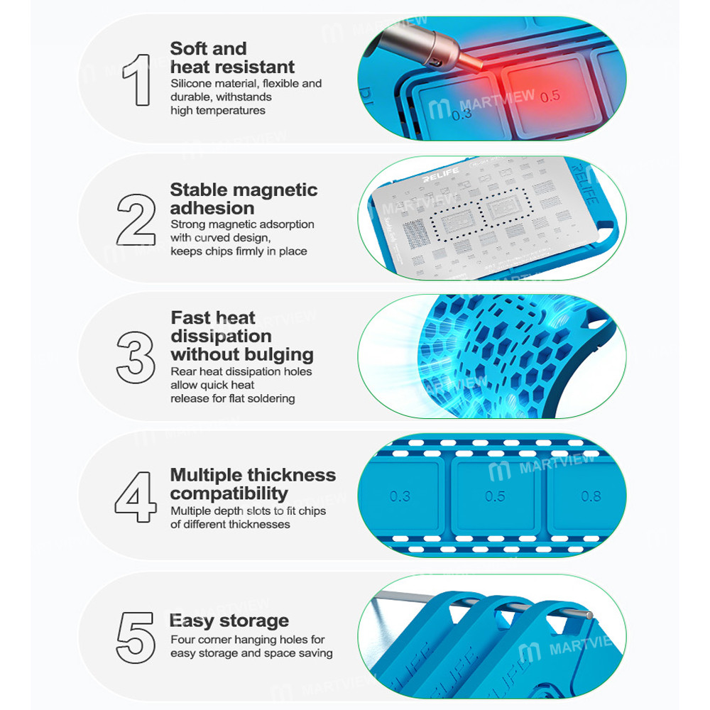relife rl-004r-curved-magnetic-soldering-pad-suitable-for-cpu-chips-and-hard-drive-ic-soldering-8