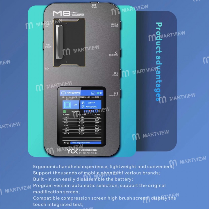 ycx m8-display-touch-multi-function-tester-9
