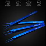B&R BT-11 BT-12 BT-13 BT-14 Precision Lengthened Anti-static Stainless Steel Tweezer