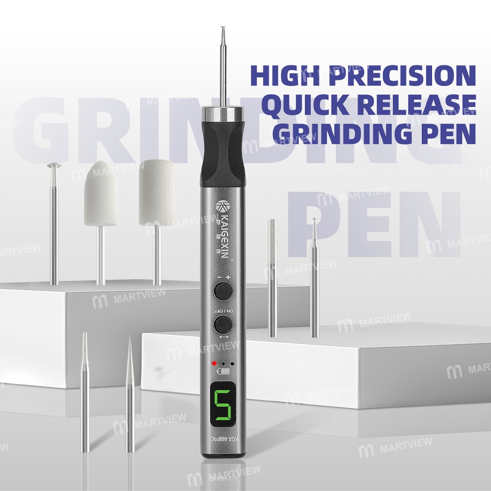 kgx 668pro-quick-release-sanding-pen-for-motherboard-repair-with-7pcs-sanding-heads-1