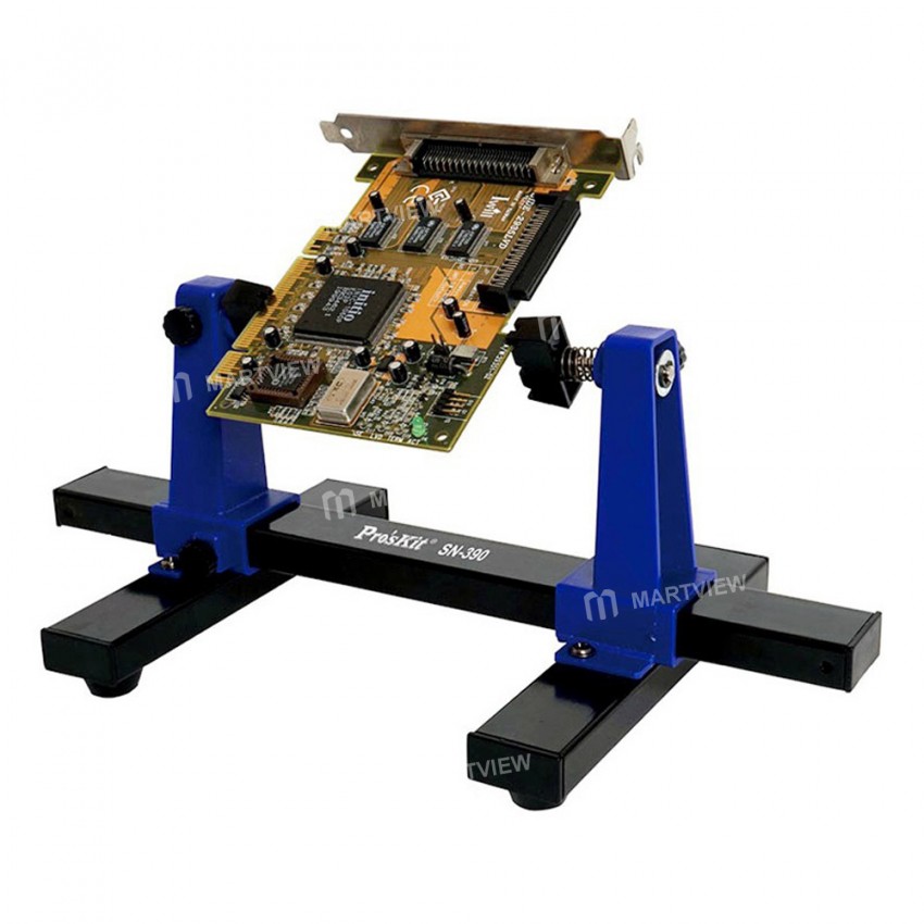 Pro?sKit SN-390 Adjustable 360 Degree Rotation PCB Holder Printed Circuit Board Jig Fixture Solderin