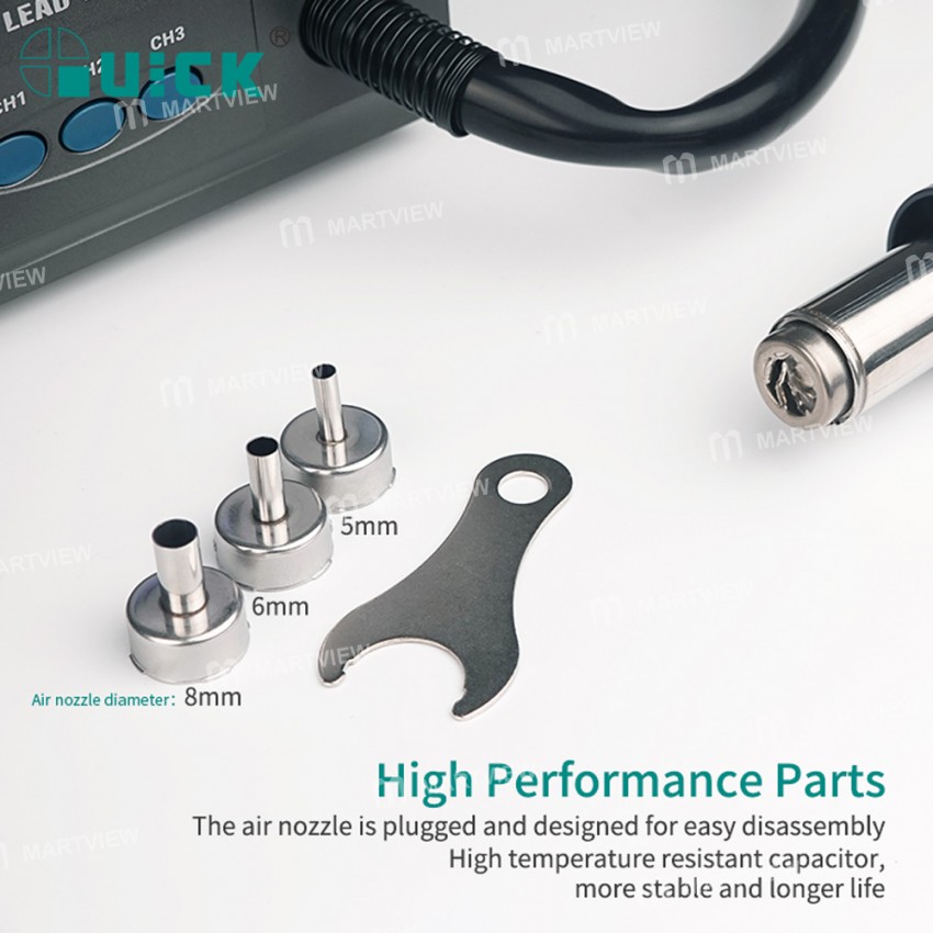 Quick 881D LED Display Hot Air Rework Station Lead-free Soldering Station