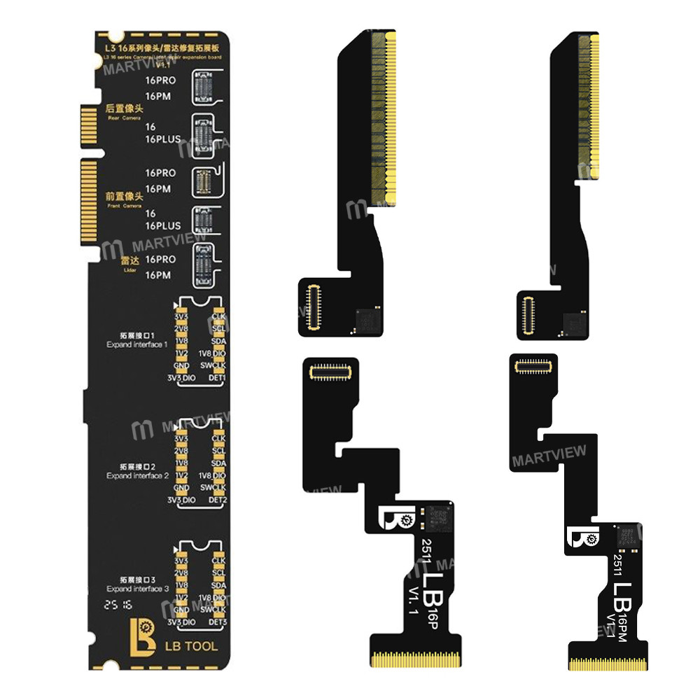 luban l3-camera-lidar-repair-board-wide-angle-repair-line-for-iphone-16-series-1
