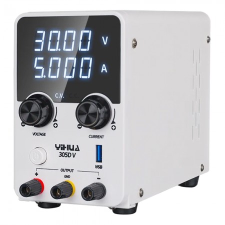 Yihua 305D-V 30V / 5A Adjustable DC Voltage and Current Regulated Switch Power Supply