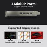 Yeston R7 350 4MiniDP 2G / 128bit / GDDR5 4-screen Graphics Card Support Split Screen with 4 Mini DP