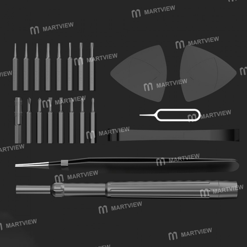 BST-8934B 24-in-1 Precision Magnetic Screwdriver Kit with S2 Steel Bit for Digital Product Repair