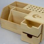 Luowei Mobile Phone Repair Desktop Wooden Storage Box