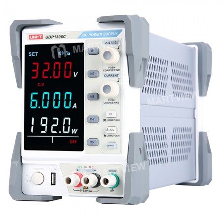 UNI-T UDP1306C 30V / 6A 4-digit Display Bench Industrial DC Power Supply with USB RS232 Interface