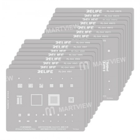Relife RL-044 Huawei Mobile Series CPU Tin Planting Steel Mesh Set for Huawei Model / Honor Model