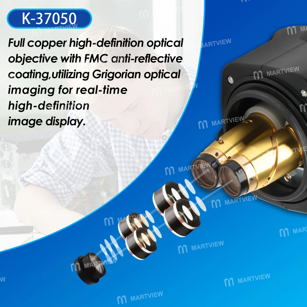 kaisi k-37050-7x-50x-continuous-zoom-trinocular-stereo-microscope-head-for-mobile-phone-pcb-repair-5