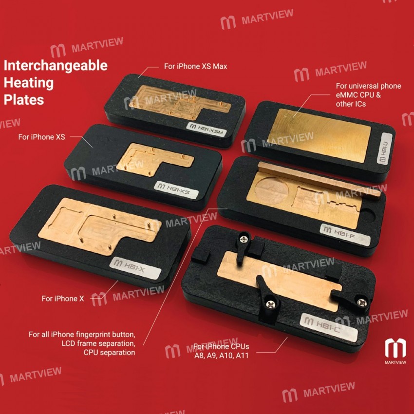 Martview Heatboard HB-1 (7 IN 1) for iPhone & Android with UK Adapter - Malaysia