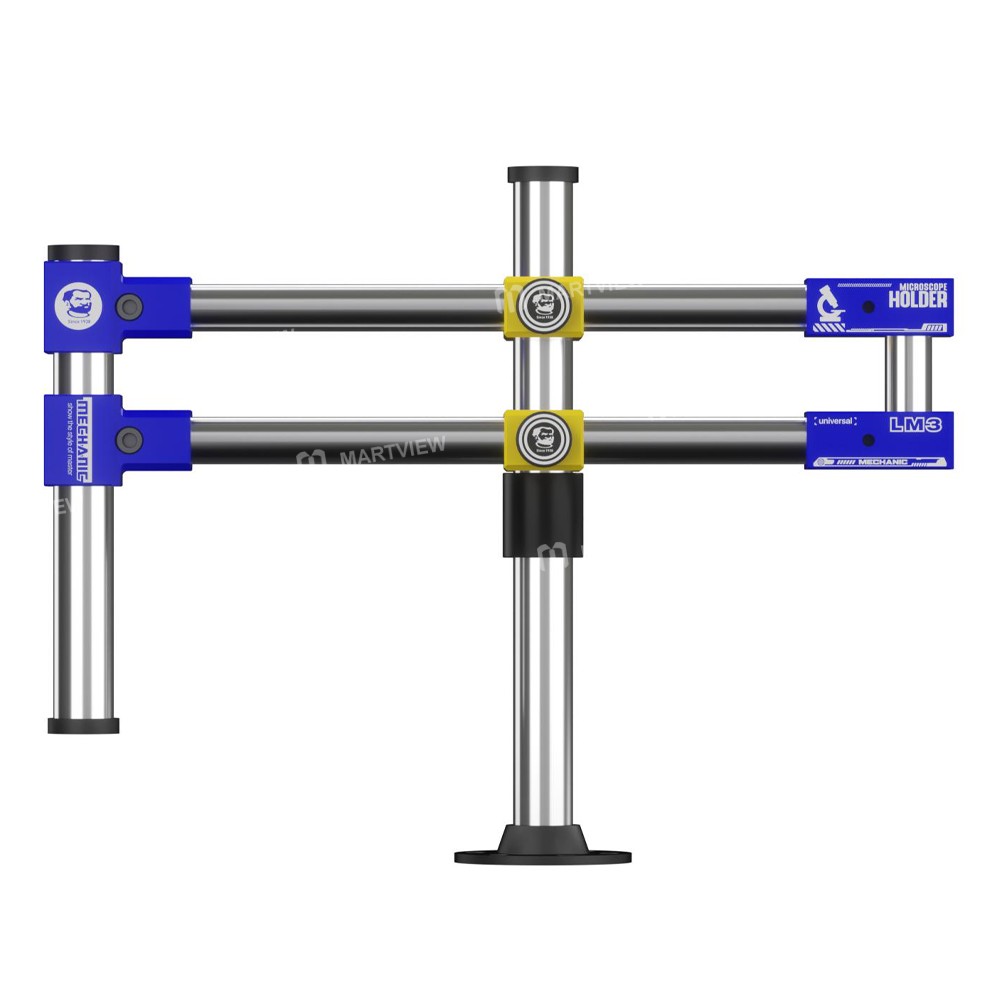 mechanic lm3-360-rotation-adjustable-universal-double-arm-microscope-bracket-2