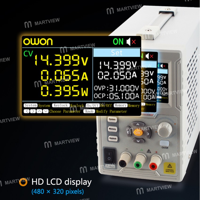 owon p4305-4603-portable-lcd-display-single-channel-linear-programmable-regulated-dc-power-supply-8